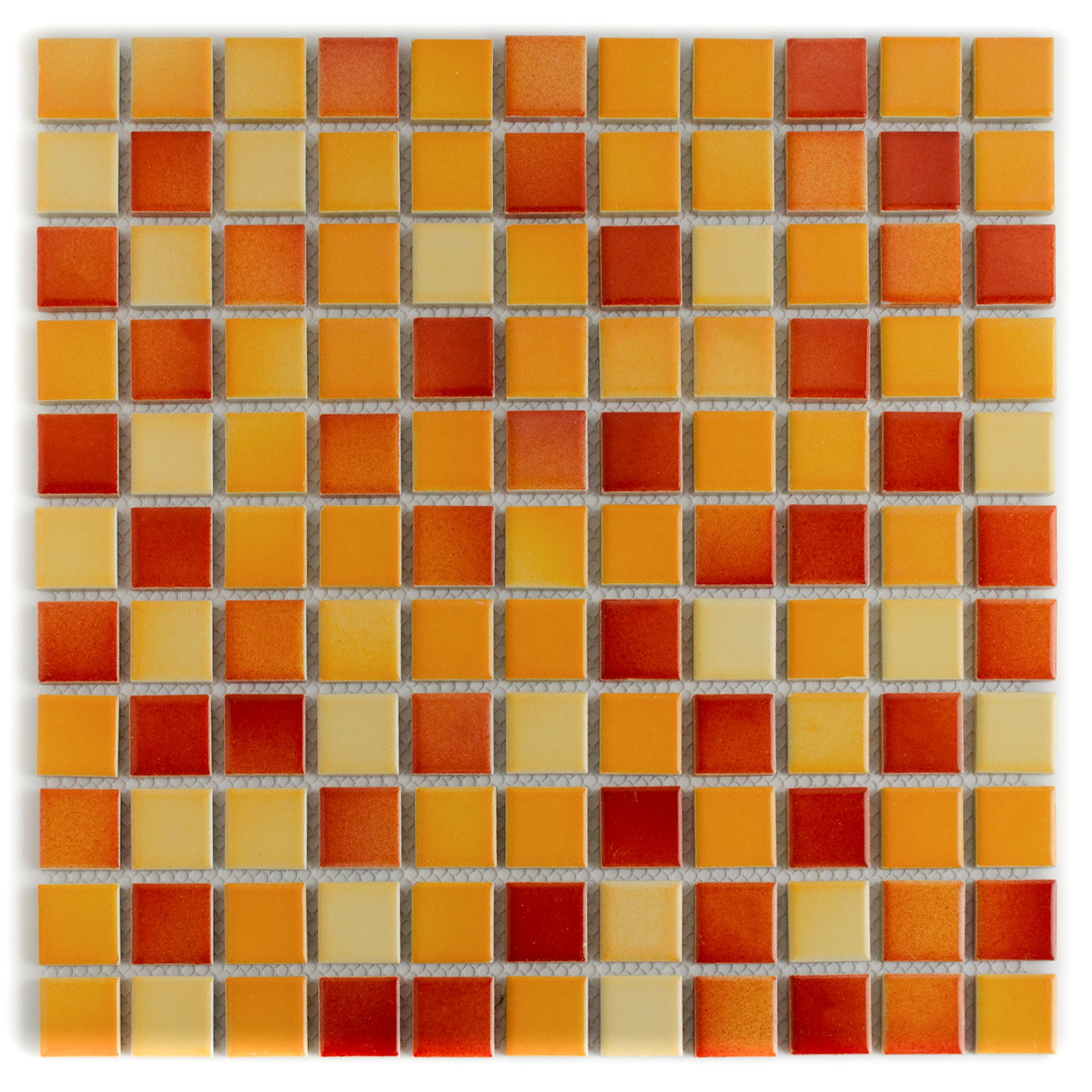 Keramisk mosaik farvet Kaelyn mosaik 1 måtte