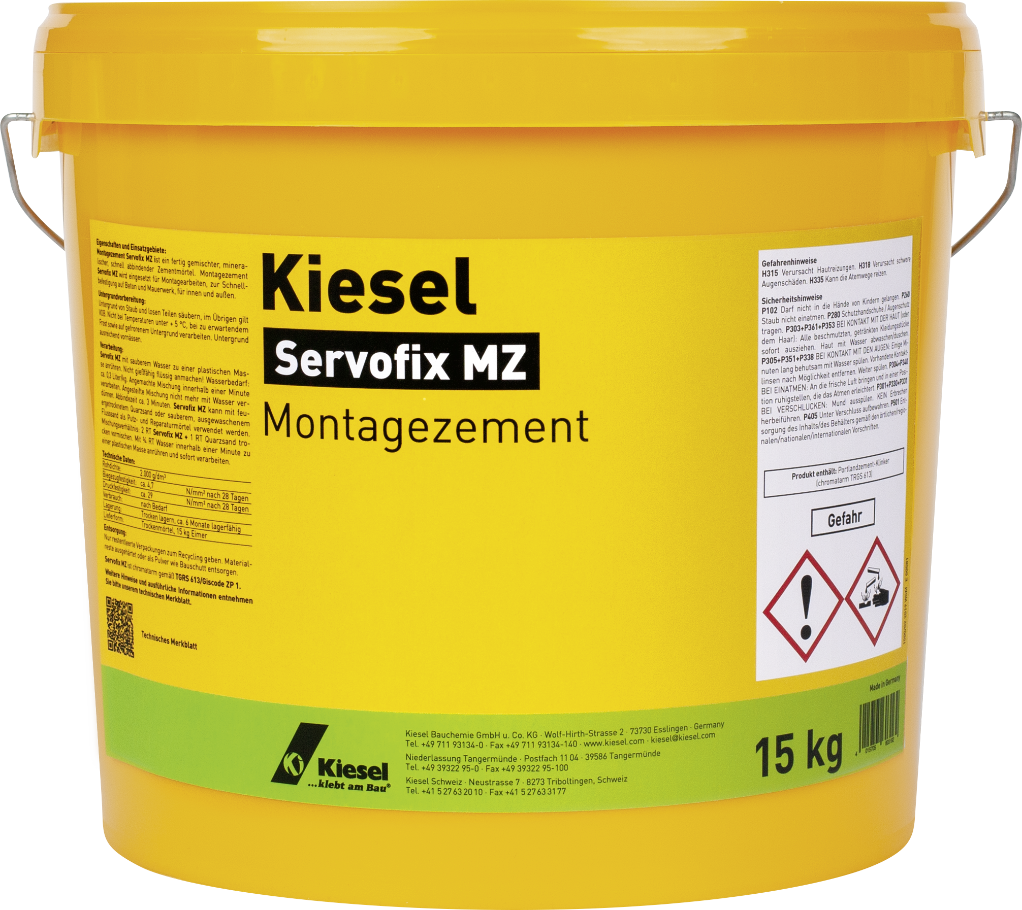 kiesel Servofix MZ montagezement 15KG
