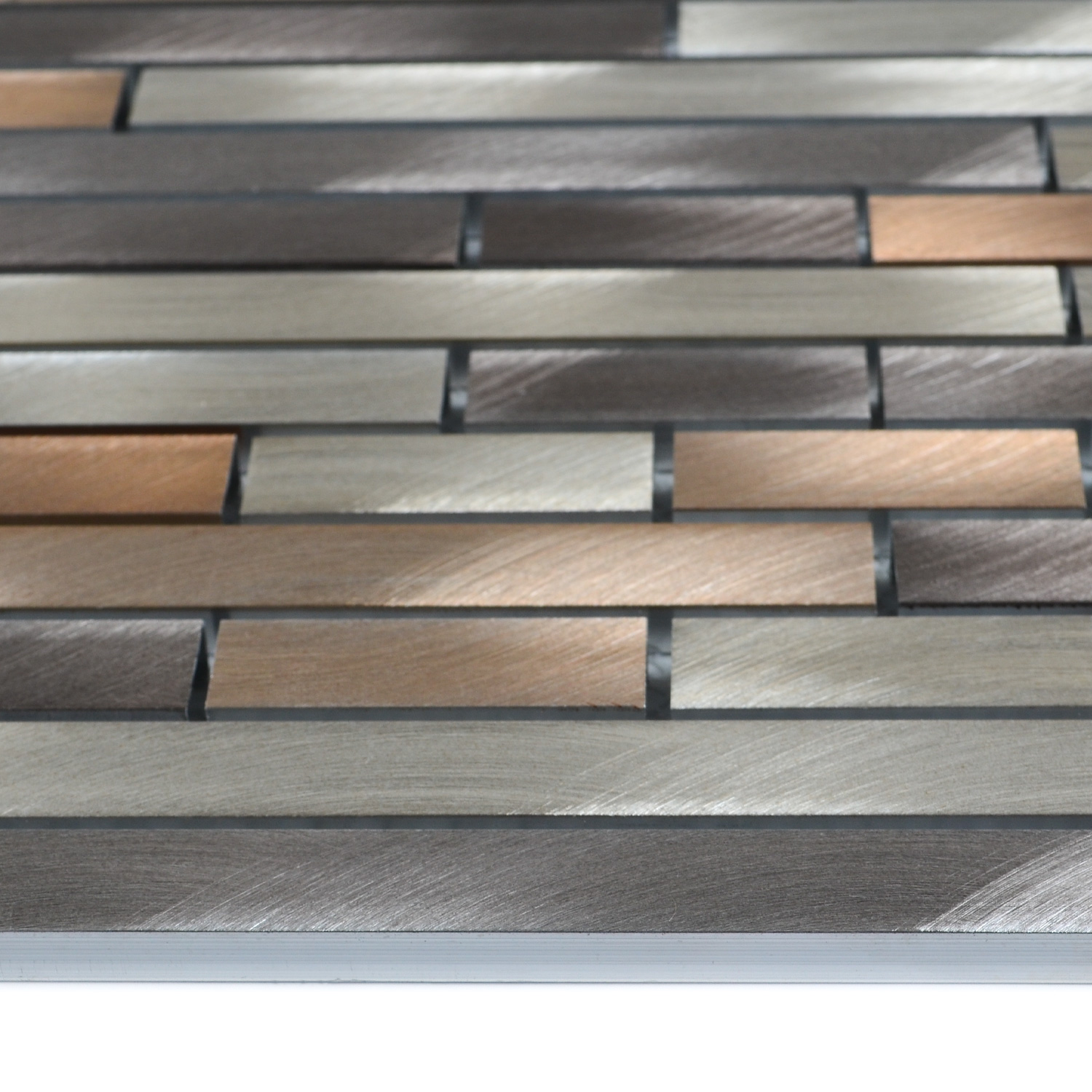 Mosaikfliesen Edelstahl Maggie Gebürstet -BEN10212 Mosaikfliesen Edelstahl Maggie Gebürstet -BEN10212