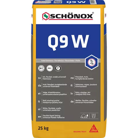 Universal Pulverkleber Schönox Q9 W 25 KG