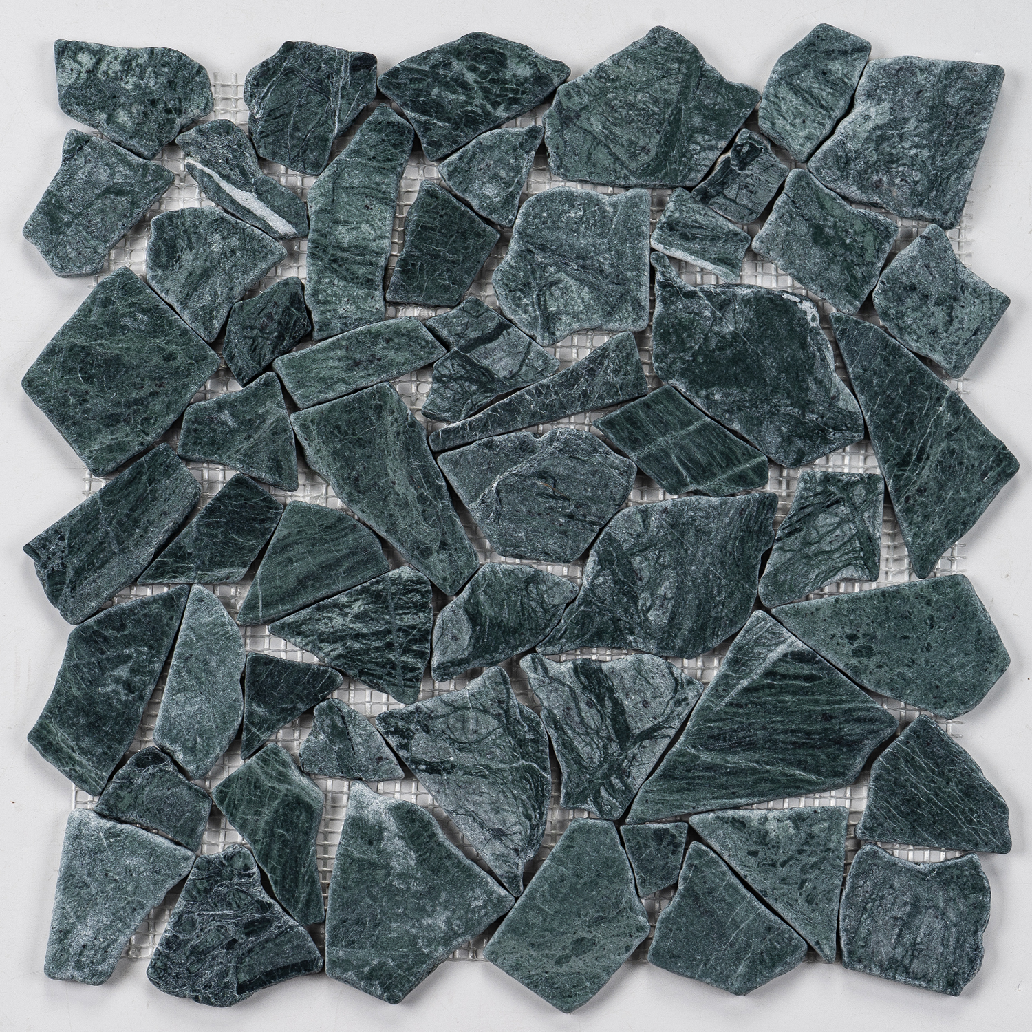 Natursten Mosaik Marmor Stenbrud Grøn Verde Nia