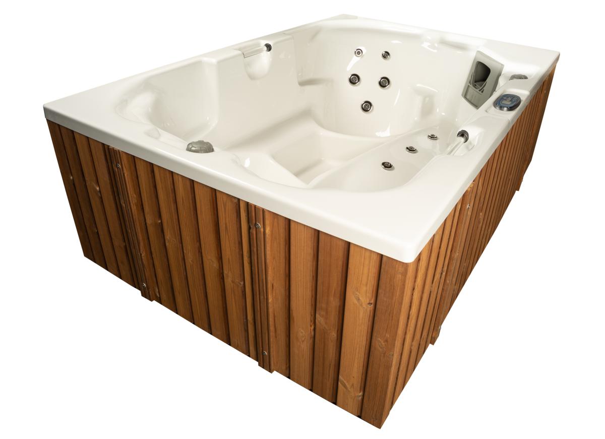 Outdoor Whirlpool Spa Bali Permuteran ONE 210x140 cm weiss MADE IN GERMANY-BEN10146