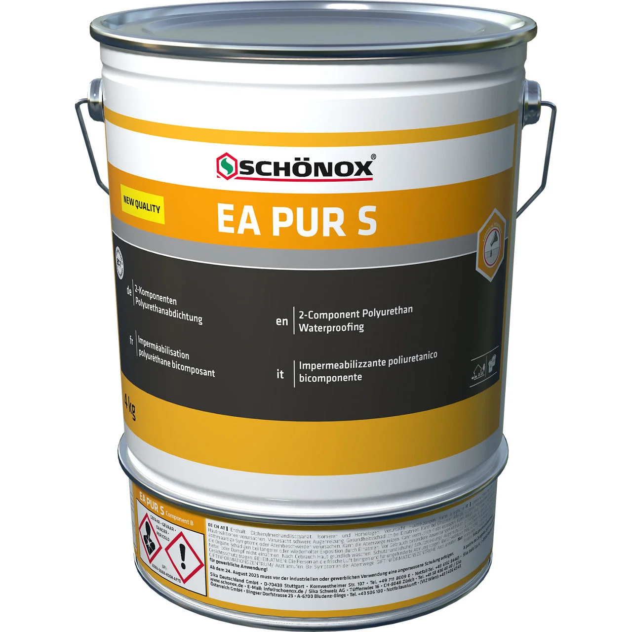 Schönox EA PUR S 2-Komponentige Polyurethan Abdichtung 5KG