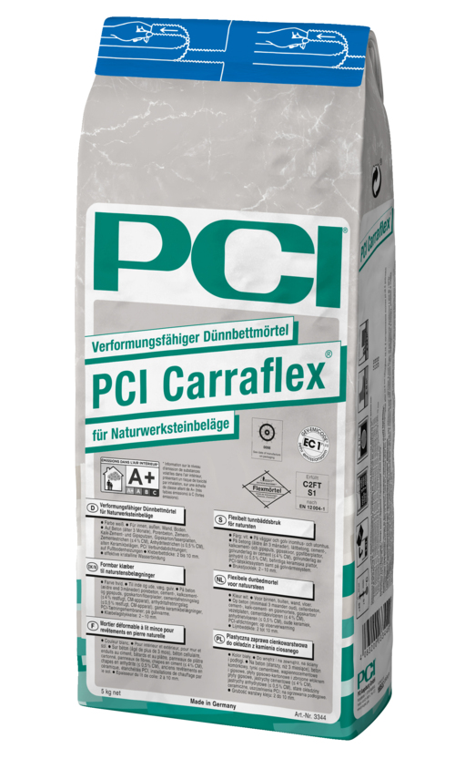 PCI Carraflex fliseklæber Klæbemørtel grå til naturstensbelægninger