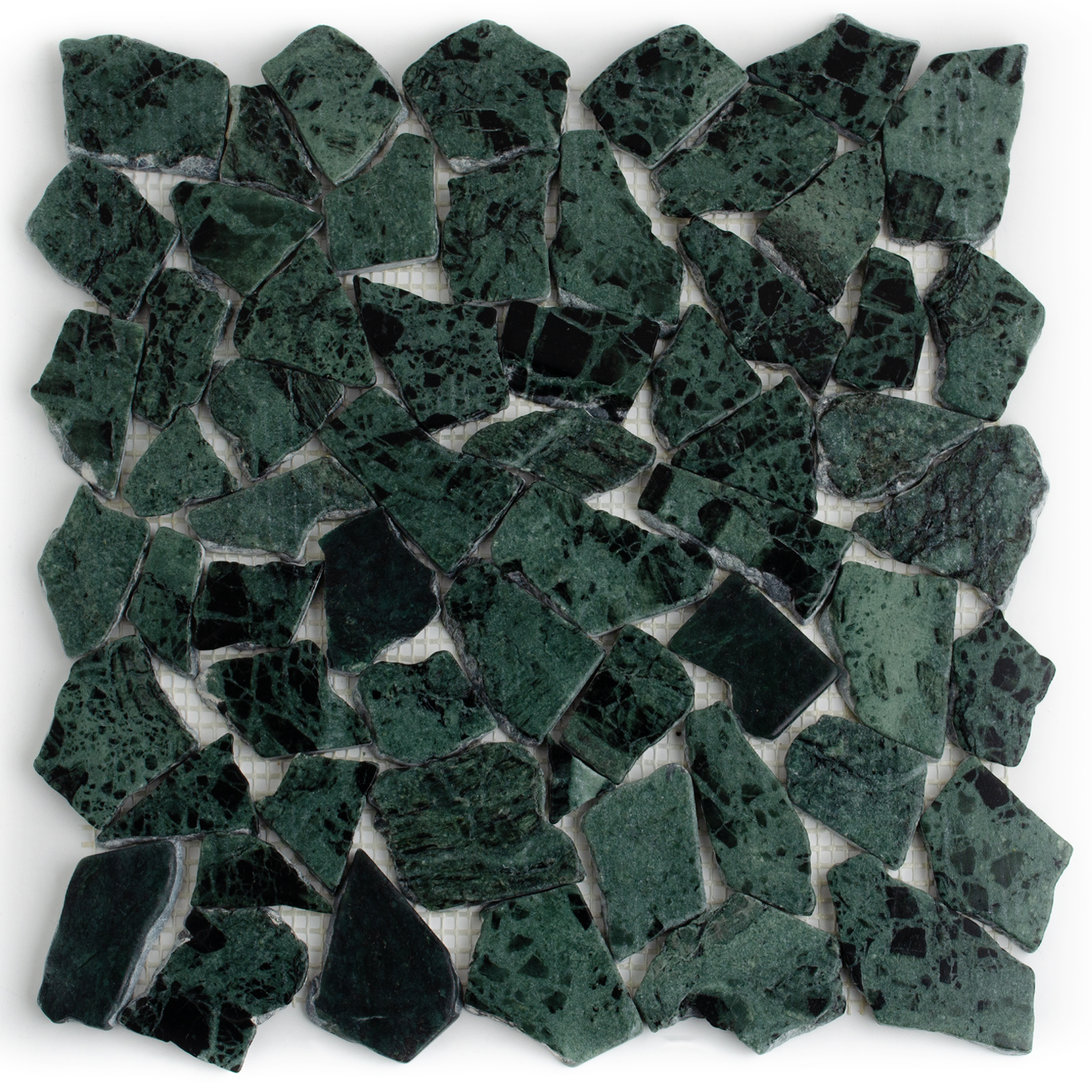Natursten Mosaik Marmor Stenbrud Grøn Verde Nia