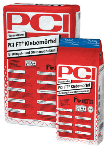 PCI FT Fliseklæber Klæbemørtel grå til belægninger af fajance og stentøj