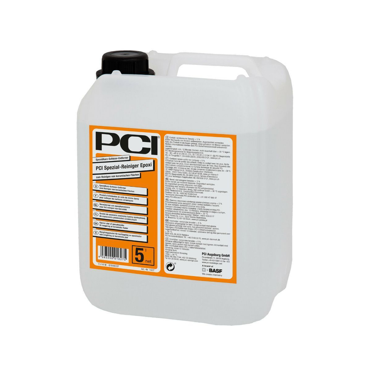 PCI Spezial-Reiniger Epoxi Rengøring af epoxyharpiksudstrygninger på keramiske overflader